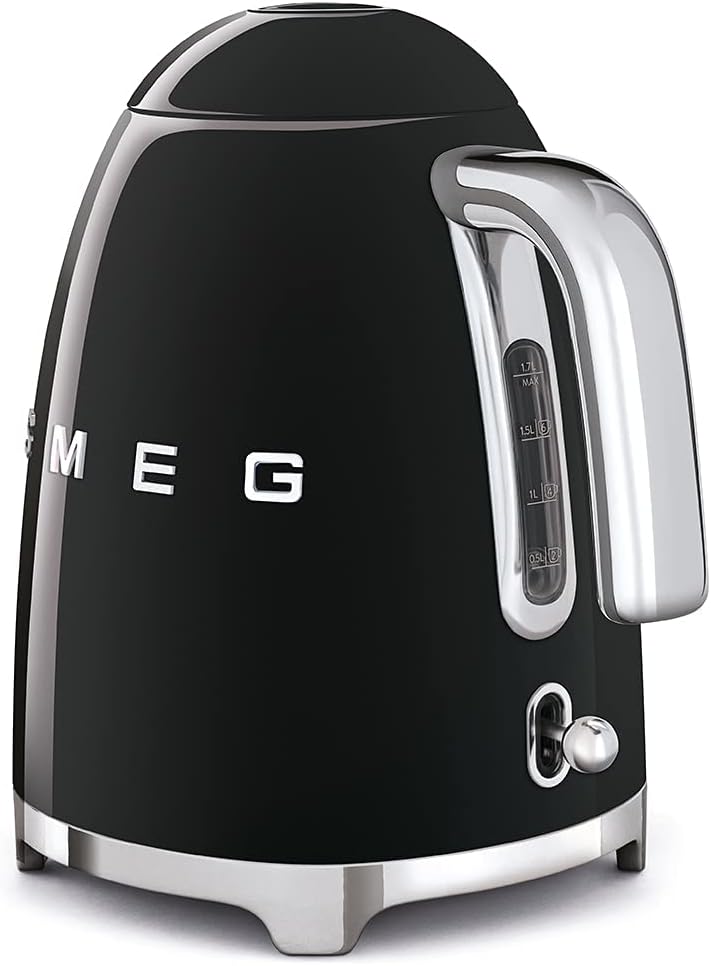 SMEG Retro style black kettle